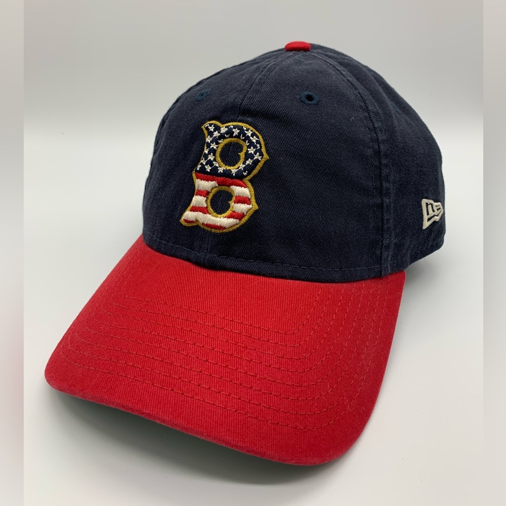 New Era Boston Red Sox 9FORTY Adjustable July 4th Baseball Hat Cap Womens